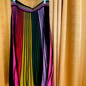 7th Avenue striped knit skirt
